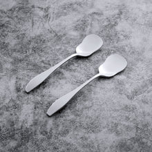 Load image into Gallery viewer, Supreme Stainless Steel 2-Piece Square-Off Oval Edge Yogurt Spoon