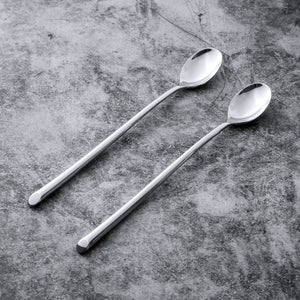 Supreme Stainless Steel 2-Piece Beveled Edge Ice Tea Spoon