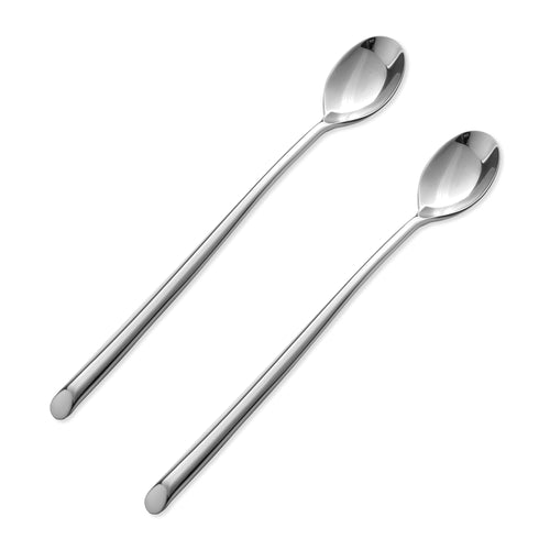 Supreme Stainless Steel 2-Piece Beveled Edge Ice Tea Spoon