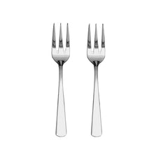 Load image into Gallery viewer, Supreme Stainless Steel 2-Piece Square Edge Dessert Fork