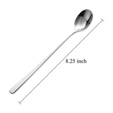 Load image into Gallery viewer, Supreme Stainless Steel 2-Piece Square Edge Ice Tea Spoon