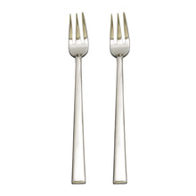 Load image into Gallery viewer, Supreme Stainless Steel 2-Piece Slim Square Edge Dessert Fork