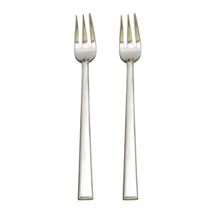 Supreme Stainless Steel 2-Piece Slim Square Edge Dessert Fork