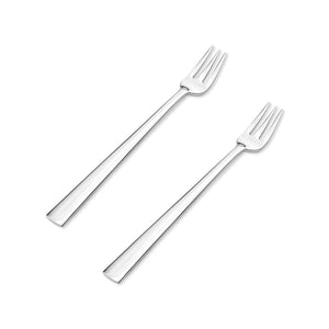 Supreme Stainless Steel 2-Piece Slim Square Edge Dessert Fork