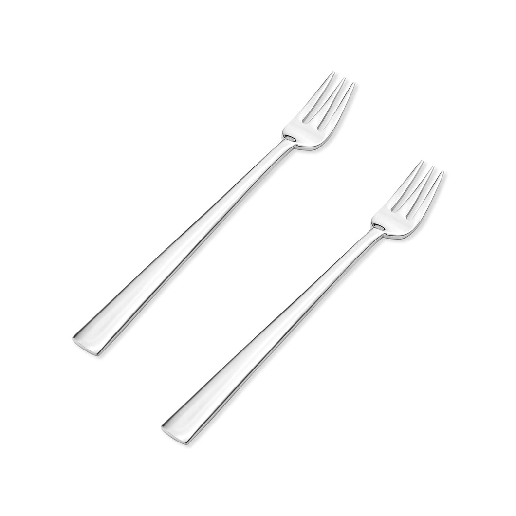 Supreme Stainless Steel 2-Piece Slim Square Edge Dessert Fork
