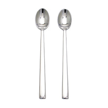 Load image into Gallery viewer, Supreme Stainless Steel 2-Piece Slim Square Edge Ice Tea Spoon