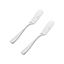 Load image into Gallery viewer, Supreme Stainless Steel 2-Piece Teardrop Cheese Spreader