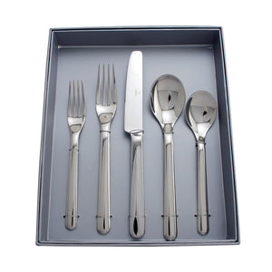 Supreme Stainless Steel 20-Piece Oval Flatware Set