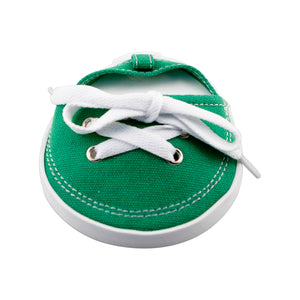 Drinkwear 2-Piece Tennis Shoe Coaster, Dark Green