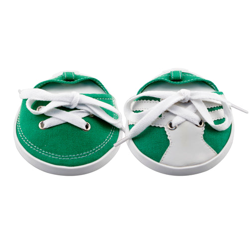 Drinkwear 2-Piece Tennis Shoe Coaster, Dark Green