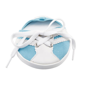 Drinkwear 2-Piece Tennis Shoe Coaster, Light Blue
