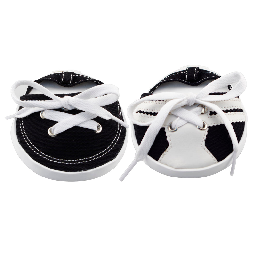 Drinkwear 2-Piece Tennis Shoe Coaster, Black