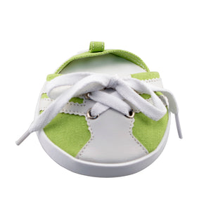 Drinkwear 2-Piece Tennis Shoe Coaster, Lime Green