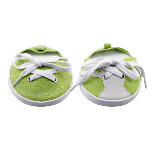 Drinkwear 2-Piece Tennis Shoe Coaster, Lime Green