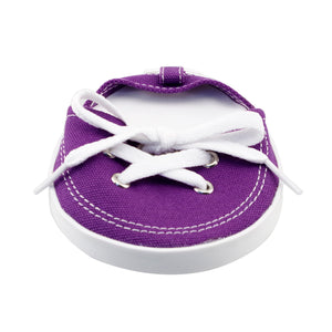 Drinkwear 2-Piece Tennis Shoe Coaster, Purple