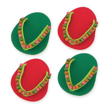 Load image into Gallery viewer, Drinkwear 4-Piece Garland Flip Flop Coaster