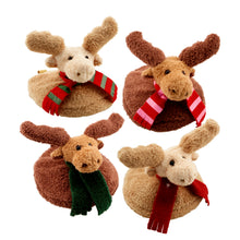 Load image into Gallery viewer, Drinkwear 4-Piece Choc Moose Plush Coaster