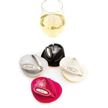 Load image into Gallery viewer, Drinkwear 4-Piece Framed Beads Flip Flop Coaster