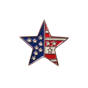 Star Flag Pendant Pin Set of 12