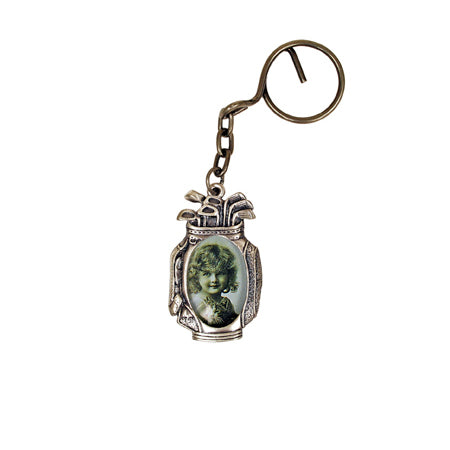 Golf Bag with Picture Frame Key Chain