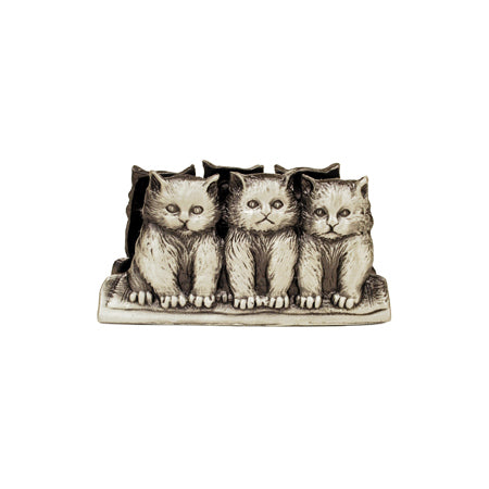 3 Kittens Business Card Holder