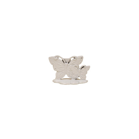Butterfly White Place Card Holder Set of 12