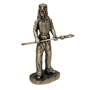 Indian Warrior with Spear Figurine