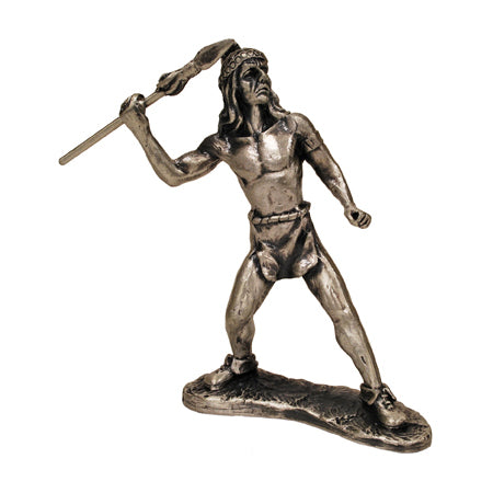 Indian Man with Spear Figurine