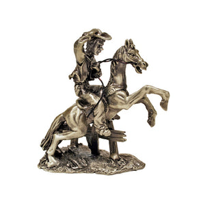 Cowboy Riding Figurine