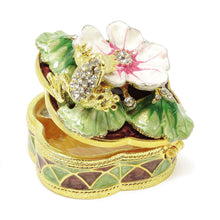Load image into Gallery viewer, Flower Square Trinket Box