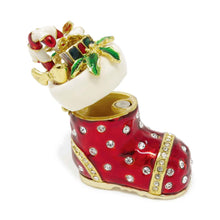 Load image into Gallery viewer, Xmas Stocking Trinket Box