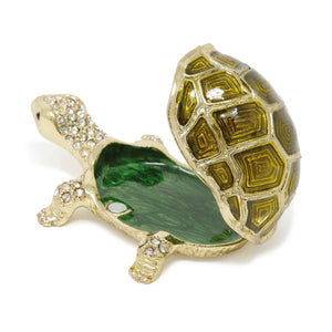 Green Turtle Trinket Box