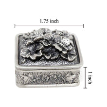 Load image into Gallery viewer, Vintage Butterfly Square Trinket Box