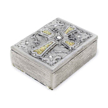 Load image into Gallery viewer, Bible with Cross Trinket Box