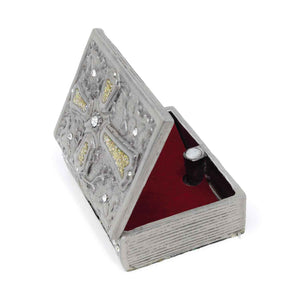 Bible with Cross Trinket Box