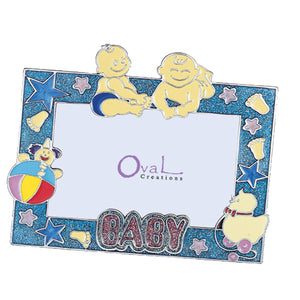 Babies, Ball Picture Frame, Blue, 4" x 6"