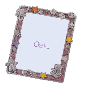 Baby Girl Picture Frame, Pink, 6" x 8"