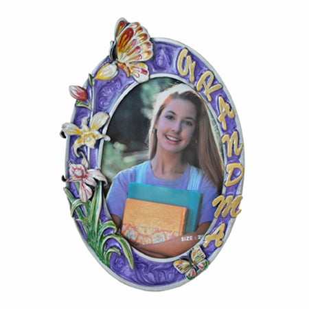 Grandma Picture Frame, Purple, 3.5
