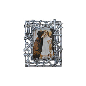 Cross Picture Frame, 2.5" x 3.5"
