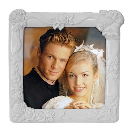 White Wedding Picture Frame, 5