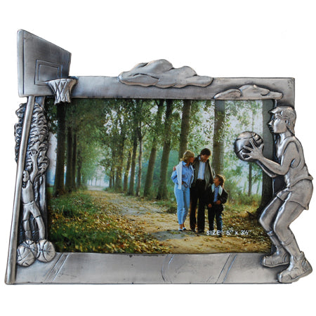 Basketball Boys, Horizontal Picture Frame, 3.5