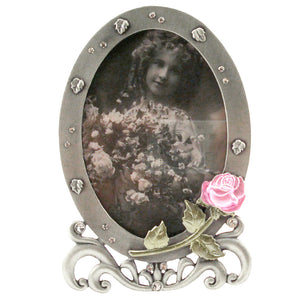 Rose Picture Frame, 3.5" x 5"