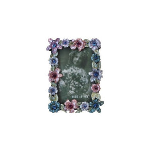 Flowers, Square Picture Frame, 2" x 3"