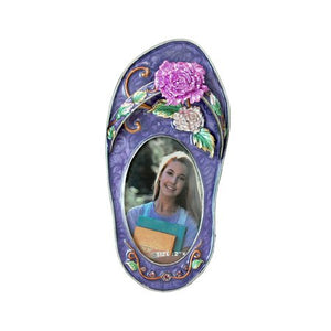 Sandal Picture Frame, Purple, 2" x 3"