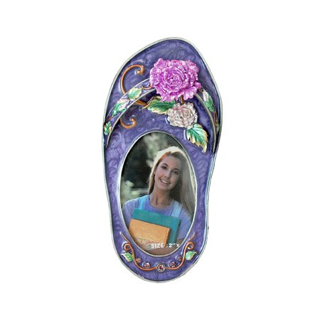 Sandal Picture Frame, Purple, 2