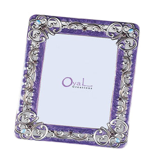 Purple Picture Frame, Green, 3.5" x 5"