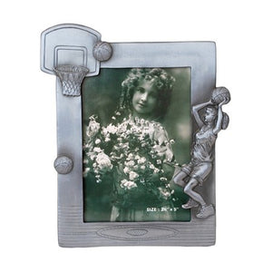 Basketball Girl, Vertical Picture Frame, 3.5" x 5"