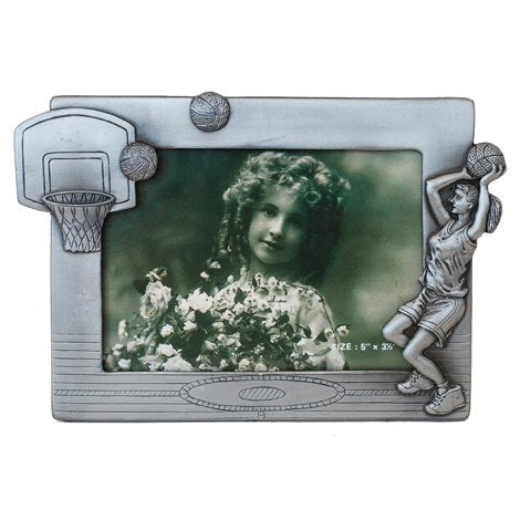 Basketball Girl, Horizontal Picture Frame, 3.5
