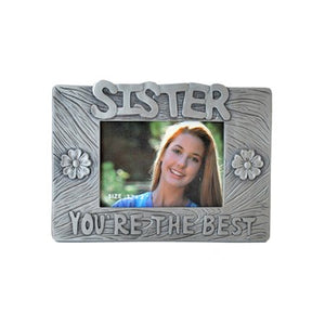 Sister, You're The Best Picture Frame, 2" x 3"