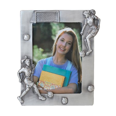 Soccer Girl, Vertical Picture Frame, 3.5